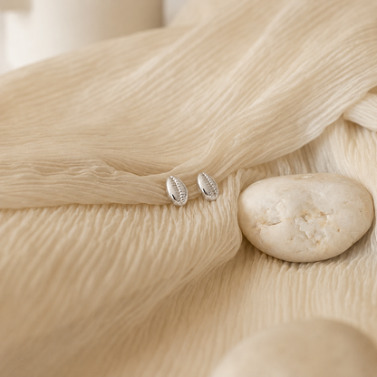 Cowry Shell Stud Earrings